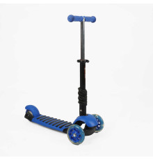Самокат триколісний 1069-4 , Best Scooter, PU колеса, ПІДСВІЧУВАННЯ, в пакеті