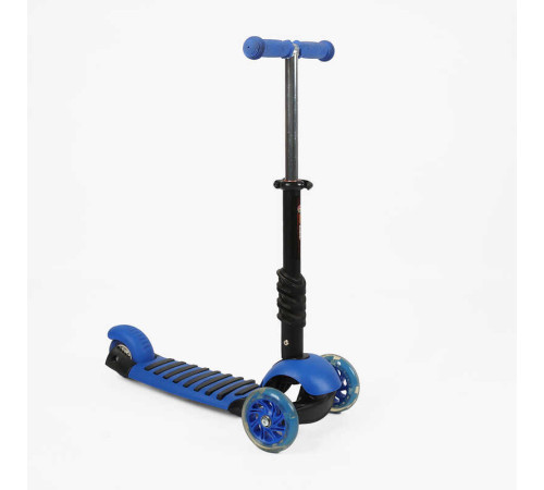 Самокат триколісний 1069-4 , Best Scooter, PU колеса, ПІДСВІЧУВАННЯ, в пакеті