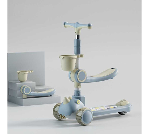 Самокат триколісний з сидінням FM-8060/06