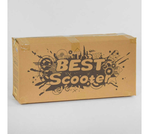 Самокат 5в1 71905 (1) Best Scooter, АБСТРАКЦІЯ, PU колеса, ПІДСВІЧУВАННЯ КОЛІС, в коробці