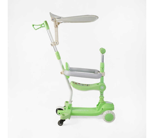 Самокат 5в1 "Skyper" BT-52309 (8) колеса PU125х40мм зі світлом, укр озвучування та підсвічування платформи,с ДОП. КОЛЕСАМИ, захисний бампер, в коробці