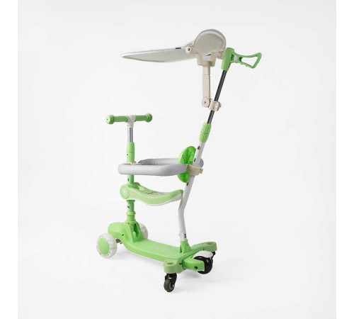 Самокат 5в1 "Skyper" BT-52309 (8) колеса PU125х40мм зі світлом, укр озвучування та підсвічування платформи,с ДОП. КОЛЕСАМИ, захисний бампер, в коробці