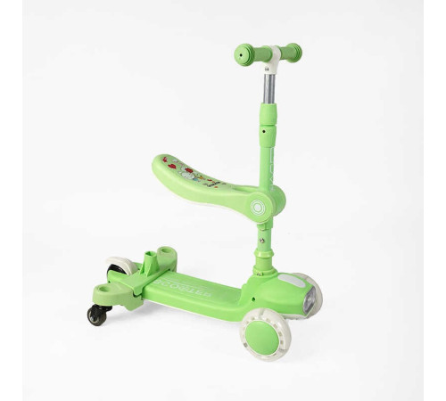 Самокат 5в1 "Skyper" BT-52309 (8) колеса PU125х40мм зі світлом, укр озвучування та підсвічування платформи,с ДОП. КОЛЕСАМИ, захисний бампер, в коробці