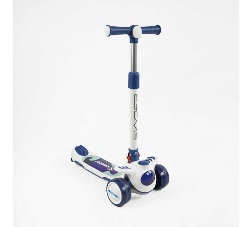 Самокат 5в1 "Skyper" RT-13409 (6) колеса PU125х40мм зі світлом, укр озвучування та підсвічування платформи, з ДОП. КОЛЕСАМИ, захисний бампер, в коробці