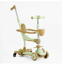 Самокат 5в1 "Skyper" GL-09813 (6) колеса PU 125х40мм зі світлом, УКР. МУЗИКА та підсвічування платформи, с ДОП. КОЛЕСАМИ, захисний бампер, в коробці