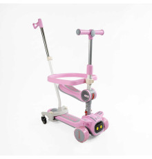 Самокат 5в1 "Skyper" TY-1061 (6) колеса PU 125х40мм зі світлом, укр озвучування та підсвічування платформи, з ДОП. КОЛЕСАМИ, захисний бампер, в коробці