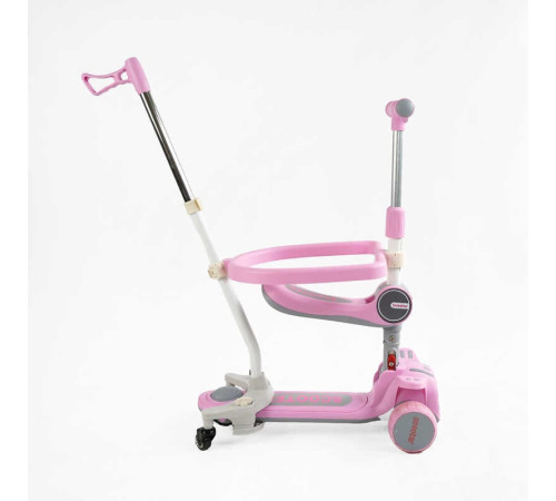 Самокат 5в1 "Skyper" TY-1061 (6) колеса PU 125х40мм зі світлом, укр озвучування та підсвічування платформи, з ДОП. КОЛЕСАМИ, захисний бампер, в коробці