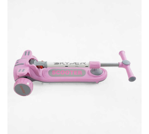 Самокат 5в1 "Skyper" TY-1061 (6) колеса PU 125х40мм зі світлом, укр озвучування та підсвічування платформи, з ДОП. КОЛЕСАМИ, захисний бампер, в коробці