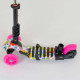 Самокат 5в1 74230 (1) Best Scooter, АБСТРАКЦІЯ, PU колеса, ПІДСВІЧУВАННЯ КОЛІС, в коробці