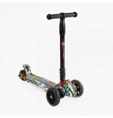 Самокат А 24718/ 7505 (8) світло, d передніх колес 14 см, d задніх колес 8 см