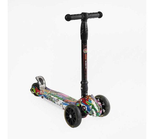 Самокат А 24718/ 7505 (8) світло, d передніх колес 14 см, d задніх колес 8 см