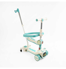 Самокат 5в1 "Skyper" TY-2175 (6) колеса PU 125х40мм зі світлом, укр озвучування та підсвічування платформи, з ДОП. КОЛЕСАМИ, захисний бампер, в коробці