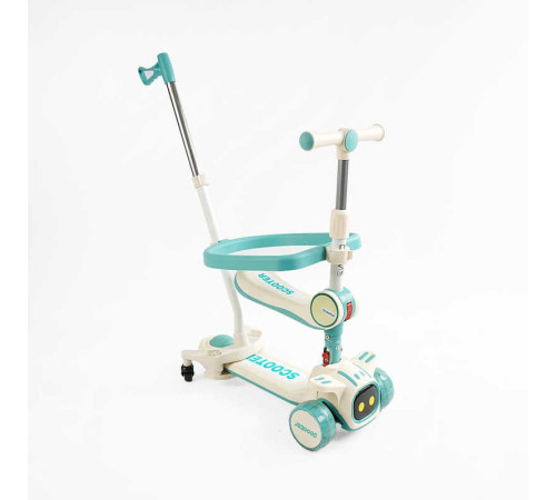 Самокат 5в1 "Skyper" TY-2175 (6) колеса PU 125х40мм зі світлом, укр озвучування та підсвічування платформи, з ДОП. КОЛЕСАМИ, захисний бампер, в коробці