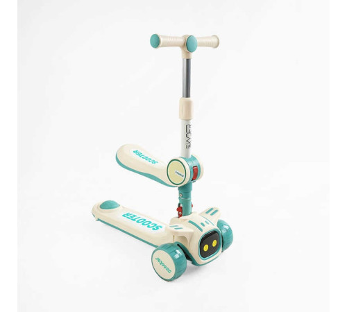 Самокат 5в1 "Skyper" TY-2175 (6) колеса PU 125х40мм зі світлом, укр озвучування та підсвічування платформи, з ДОП. КОЛЕСАМИ, захисний бампер, в коробці