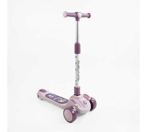 Самокат 5в1 "Skyper" FJ-33822 (4) колеса PU125х40мм зі світлом, укр озвучування та підсвічування платформи,с ДОП. КОЛЕСАМИ, захисний бампер, в коробці