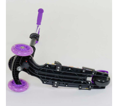 Самокат 5в1 97240 (1) Best Scooter, АБСТРАКЦІЯ, PU колеса, ПІДСВІЧУВАННЯ КОЛІС, в коробці