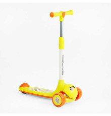 Самокат триколісний "Skyper" LH-11603 (10) колеса PU 112х42мм зі світлом, музика та підсвічування платформи, кермо з`ємне, в пакеті