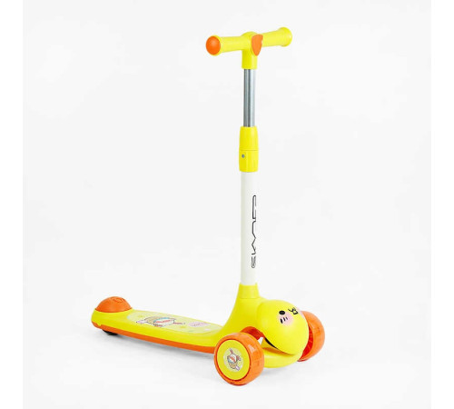 Самокат триколісний "Skyper" LH-11603 (10) колеса PU 112х42мм зі світлом, музика та підсвічування платформи, кермо з`ємне, в пакеті