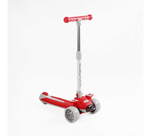 Самокат триколісний "Skyper" BS-10360 (8) колеса PU 125х40мм зі світлом, музика та підсвічування платформи, кермо складне, в пакеті