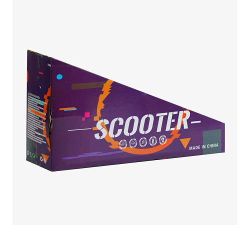Самокат триколісний "Skyper" LH-11603 (10) колеса PU 112х42мм зі світлом, музика та підсвічування платформи, кермо з`ємне, в пакеті