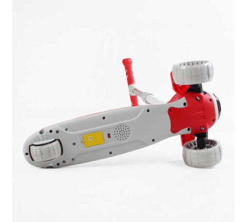 Самокат триколісний "Skyper" BS-10360 (8) колеса PU 125х40мм зі світлом, музика та підсвічування платформи, кермо складне, в пакеті