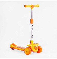 Самокат триколісний "Skyper" BS-911 (8) колеса PU 125х40мм зі світлом, музика та підсвічування платформи, кермо складне, в пакеті