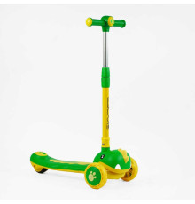 Самокат триколісний "Skyper" SJ-03160 (6) колеса PU 125х40мм зі світлом, УКР. МУЗИКА та підсвічування платформи, кермо складне, в коробці