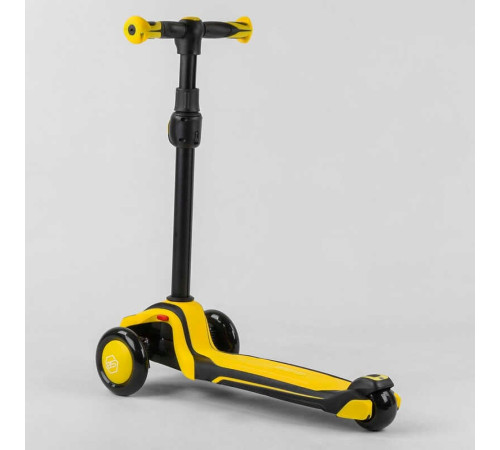 Самокат триколісний Best Scooter MX-80204 MAXI (4) алюмінієве кермо, 3 колеса PU зі світлом, d = 12 см