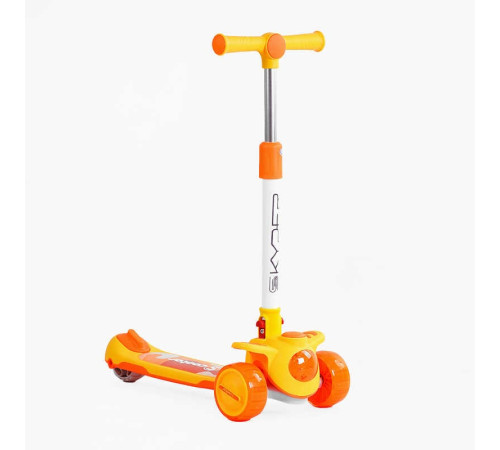 Самокат триколісний "Skyper" BS-911 (8) колеса PU 125х40мм зі світлом, музика та підсвічування платформи, кермо складне, в пакеті