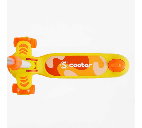 Самокат триколісний "Skyper" BS-911 (8) колеса PU 125х40мм зі світлом, музика та підсвічування платформи, кермо складне, в пакеті