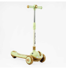 Самокат триколісний "Skyper" SJ-03696 (6) колеса PU 125х40мм зі світлом, УКР. МУЗИКА та підсвічування платформи, кермо складне, в коробці