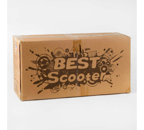 Самокат 5в1 16102 (1) Best Scooter, АБСТРАКЦІЯ, PU колеса, ПІДСВІТКА КОЛІС, в коробці