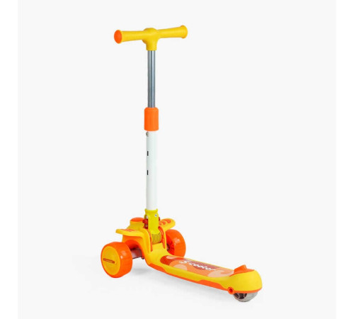 Самокат триколісний "Skyper" BS-965 (8) колеса PU 125х40мм зі світлом, українське озвучуванння та підсвічування платформи, кермо складне, в пакеті