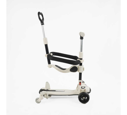 Самокат 5в1 "Skyper" J-47159 (6) колеса PU 125х40мм зі світлом, музика та підсвічування платформи, з ДОП. КОЛЕСАМИ, захисний бампер, в коробці