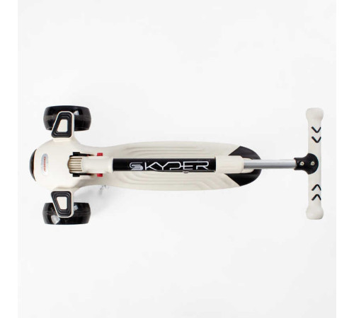 Самокат 5в1 "Skyper" J-47159 (6) колеса PU 125х40мм зі світлом, музика та підсвічування платформи, з ДОП. КОЛЕСАМИ, захисний бампер, в коробці