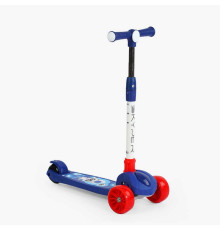 Самокат триколісний "Skyper" SL-3160 (10) колеса PU 125х40мм зі світлом, українське озвучування та підсвічування платформи, кермо складне