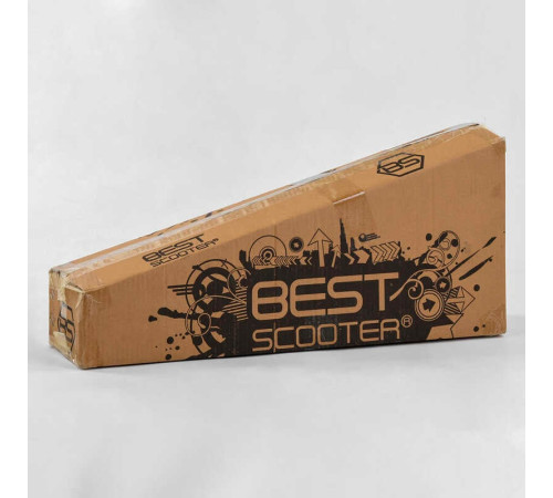 Самокат A 25772 /779-1524 "Best Scooter" (1) 4 колеса PU, СВІТЛО, трубка керма алюмінієва, d передніх коліс = 12 см, d задніх коліс = 8 см, в коробці