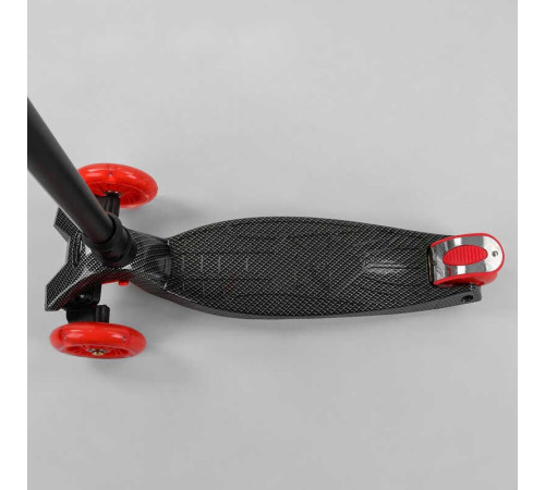 Самокат A 25772 /779-1524 "Best Scooter" (1) 4 колеса PU, СВІТЛО, трубка керма алюмінієва, d передніх коліс = 12 см, d задніх коліс = 8 см, в коробці