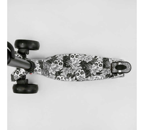 Самокат триколісний MAXI S - 12208 (1) “Best Scooter”, кермо знімне, колеса PU зі світлом, переднє 130х25 мм, задні здвоєні 80х45 мм, в коробці