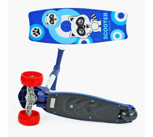 Самокат триколісний "Skyper" SL-3160 (10) колеса PU 125х40мм зі світлом, українське озвучування та підсвічування платформи, кермо складне