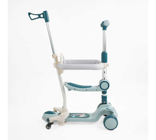 Самокат 5в1 "Skyper" GH-41533 (4) колеса PU125х40мм зі світлом, укр озвучування та підсвічування платформи,с ДОП. КОЛЕСАМИ, захисний бампер, в коробці