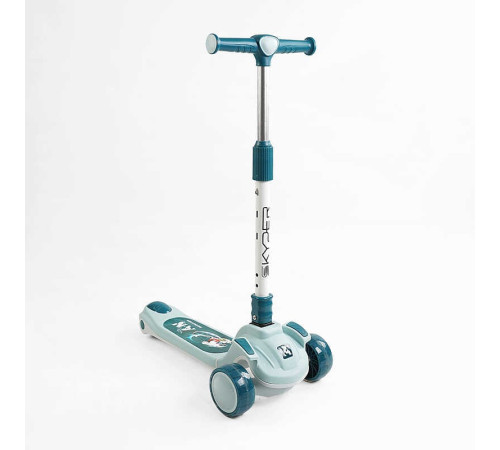 Самокат 5в1 "Skyper" GH-41533 (4) колеса PU125х40мм зі світлом, укр озвучування та підсвічування платформи,с ДОП. КОЛЕСАМИ, захисний бампер, в коробці