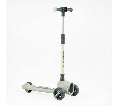 Самокат триколісний "Skyper" FG-01417 (6) колеса PU 125х47мм зі світлом, УКР. ОЗВУЧУВАННЯ та підсвічування платформи, кермо складне, в коробці