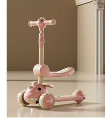 Самокат триколісний з сидінням DL-145-12