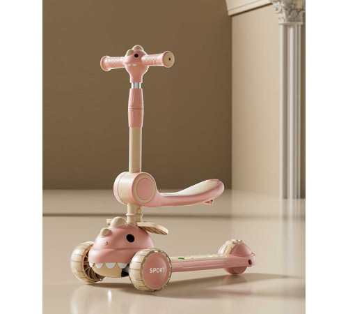 Самокат триколісний з сидінням DL-145-12