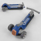 Самокат триколісний RS-8999 (6) Best Scooter, СИНІЙ,  складне алюмінієве кермо, 3 колеса PU зі світлом, d = 120*50 мм – в наличии! Купите сейчас у KAZKOVA