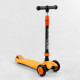 Самокат-велобіг 3в1 триколісний BS-50584 (4) Best Scooter, 3 колеса PU зі світлом, сидіння, амортизатори, батьківська ручка
