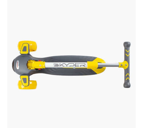 Самокат 5в1 "Skyper" J-69300 (6) колеса PU 125х40мм зі світлом, музика та підсвічування платформи, з ДОП. КОЛЕСАМИ, захисний бампер, в коробці