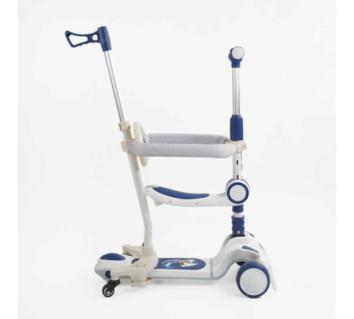 Самокат 5в1 "Skyper" GH-51784 (4) колеса PU125х40мм зі світлом, укр озвучування та підсвічування платформи,с ДОП. КОЛЕСАМИ, захисний бампер, в коробці