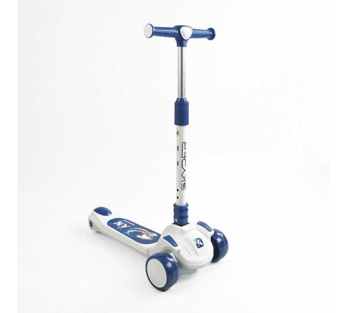 Самокат 5в1 "Skyper" GH-51784 (4) колеса PU125х40мм зі світлом, укр озвучування та підсвічування платформи,с ДОП. КОЛЕСАМИ, захисний бампер, в коробці